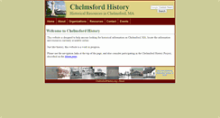 Desktop Screenshot of chelmsfordhistory.org